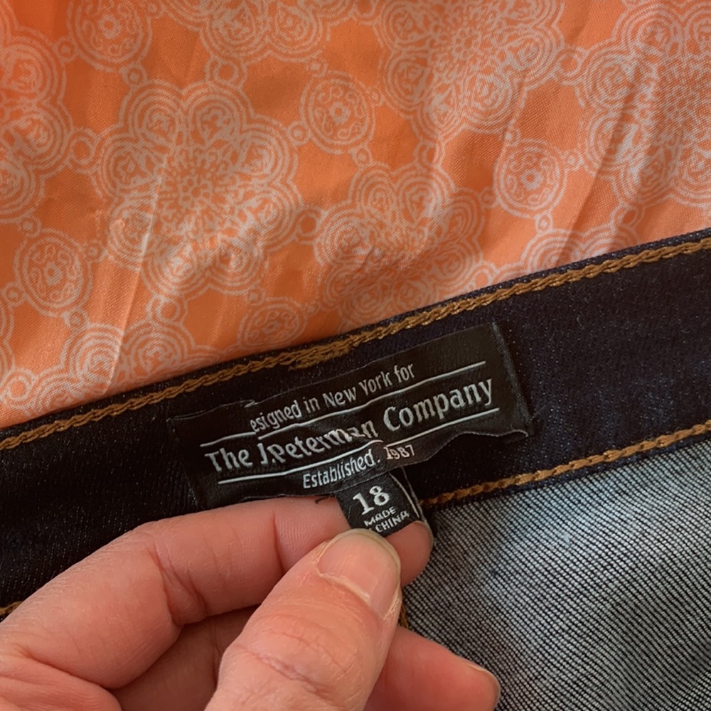 j.peterman company jeans. Great stretch. Just worn once! - Picture 2 of 3